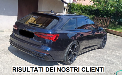 SPOILER ADATTO PER AUDI A6 C8 2019+ AVANT NERO LUCIDO ALA BAGAGLIAIO