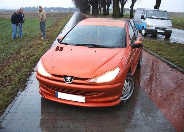 ❤️PEUGEOT 206 spoiler paraurti anteriore per paraurti stretto❤️