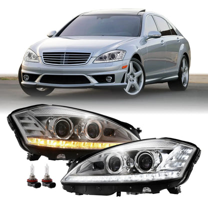 💕ART.7636 FARI XENON LED adatti per MERCEDES W221 CLASSE S 05-09💕