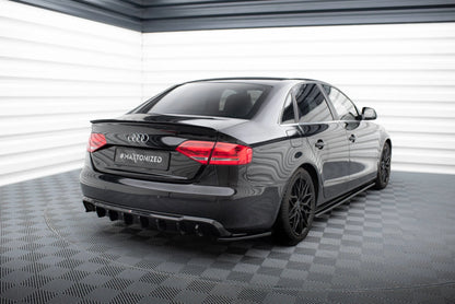 🔥ART.9363 SPLITTER POSTERIORE AUDI A4 B8 (DOPPIO SCARICO SU UN SOLO LATO)🔥