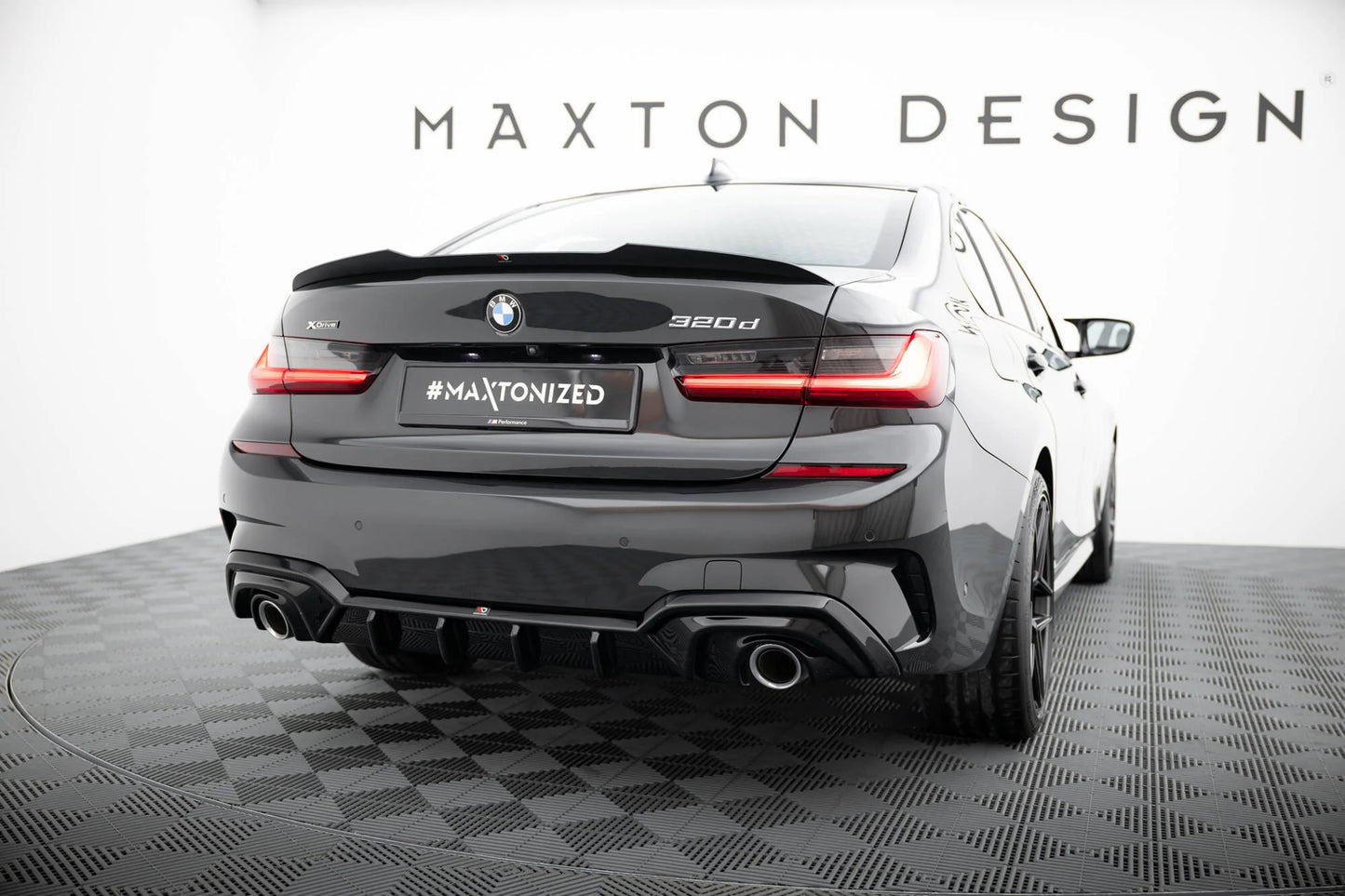 🔥ART.9366 SPLITTER POSTERIORE ADATTO PER BMW SERIE 3 M-PACK G20 / G21🔥