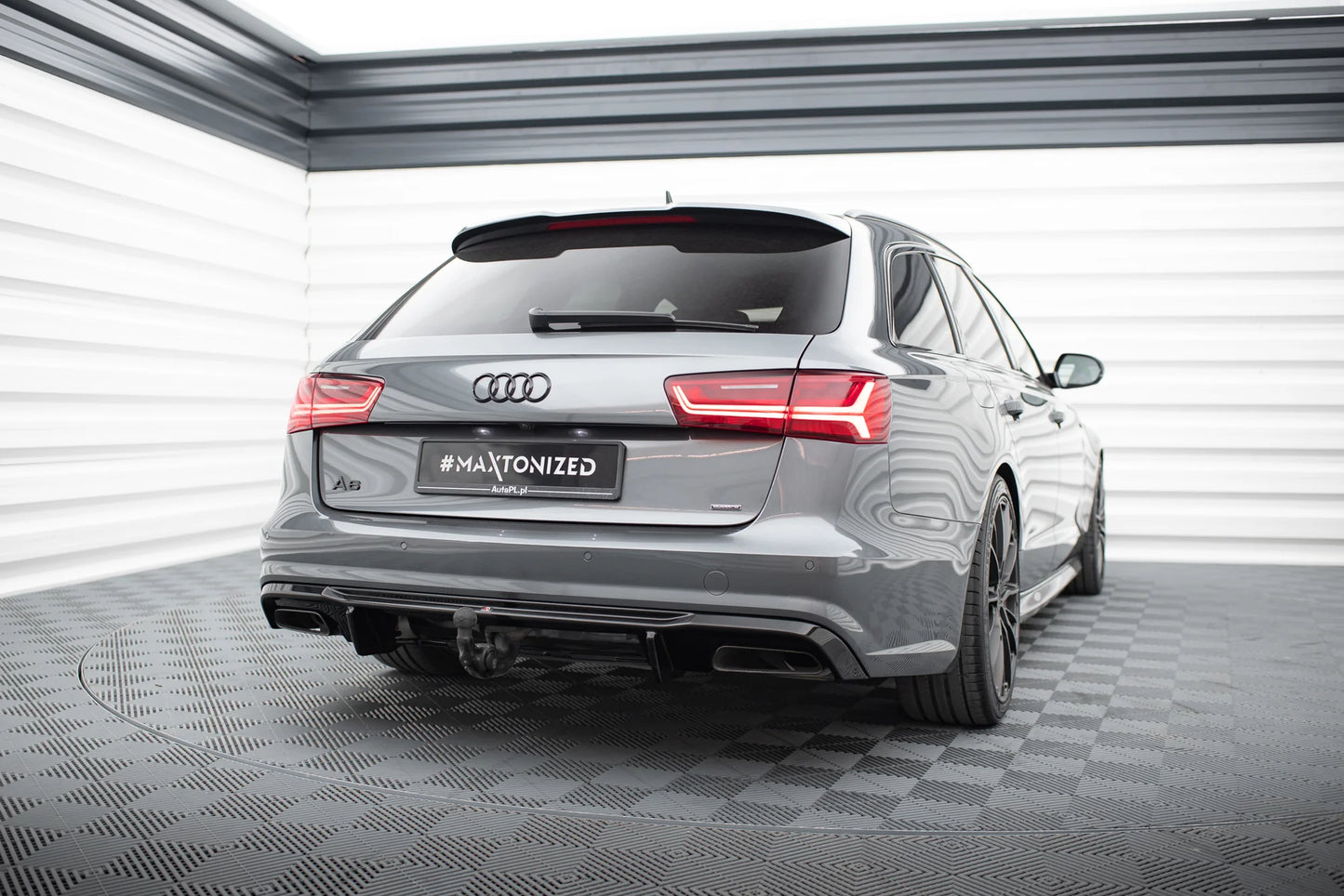 🔥ART.9361 SPLITTER POSTERIORE V.2 PER AUDI A6 / A6 C7 S-LINE / S6 C7 FACELIFT🔥