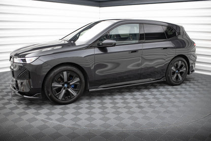 🔥ART.9287 MINIGONNE LATERALI CON DIFFUSORI BMW iX M-PACK i20 / I20 FACELIFT🔥