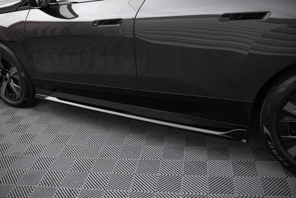 🔥ART.9287 MINIGONNE LATERALI CON DIFFUSORI BMW iX M-PACK i20 / I20 FACELIFT🔥