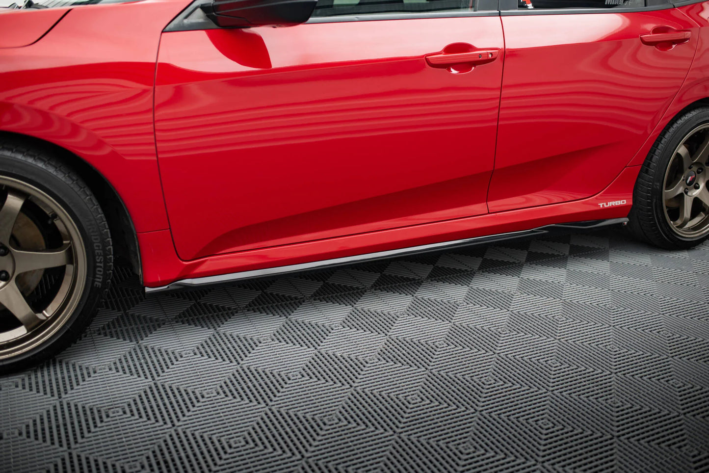 🔥ART.9337 MINIGONNE LATERALI CON DIFFUSORI ADATTO PER HONDA CIVIC SI Mk10🔥