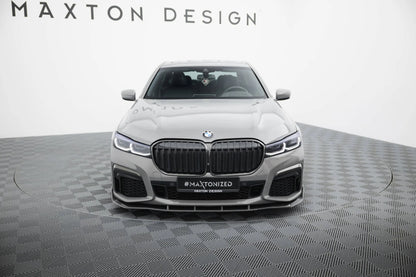 💫ART.9075 Splitter in Fibra di Carbonio + Splitter in ABS - BMW 7 M-Pack G11 Facelift💫