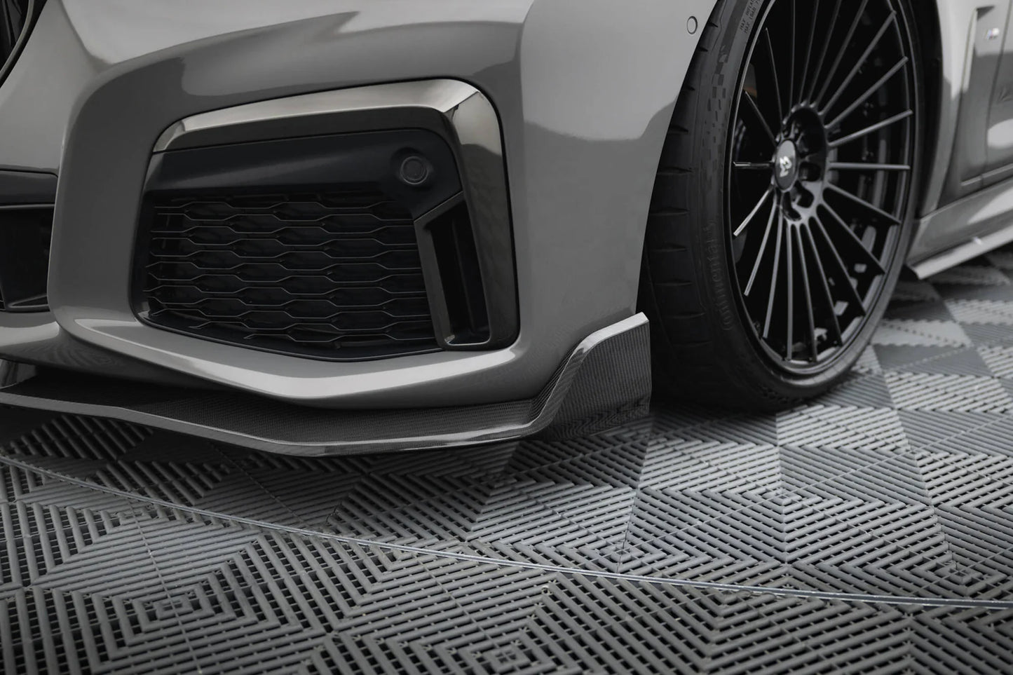 💫ART.9075 Splitter in Fibra di Carbonio + Splitter in ABS - BMW 7 M-Pack G11 Facelift💫
