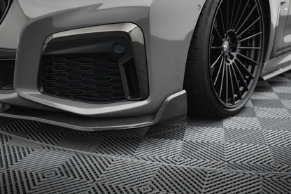 💫ART.9075 Splitter in Fibra di Carbonio + Splitter in ABS - BMW 7 M-Pack G11 Facelift💫