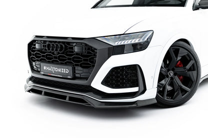 💫ART.9078 Prepreg Carbon Fiber Front Splitter Audi RSQ8 Mk1💫