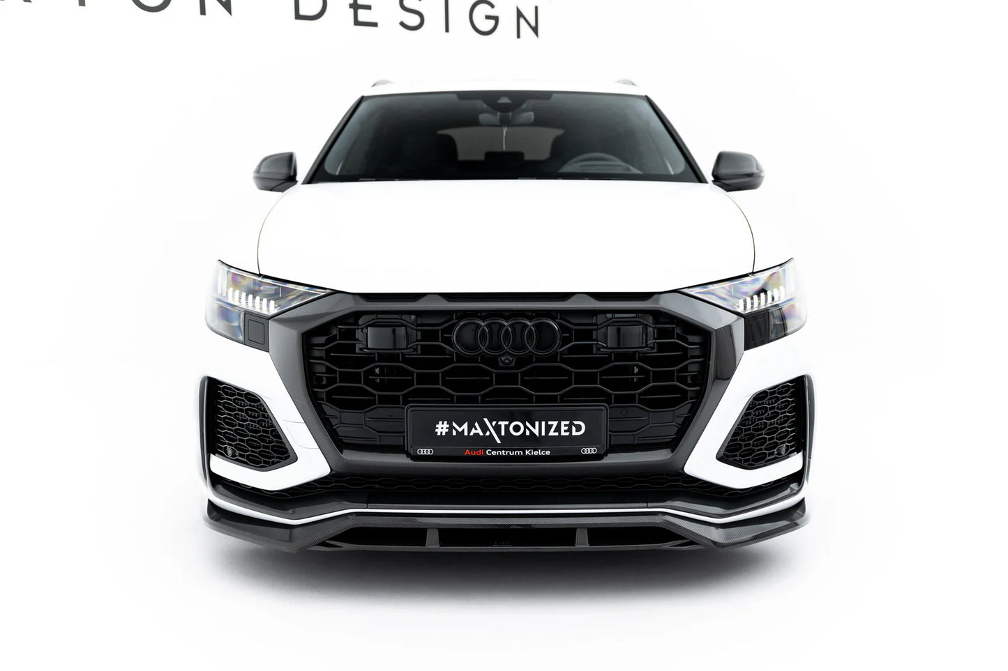 💫ART.9078 Prepreg Carbon Fiber Front Splitter Audi RSQ8 Mk1💫