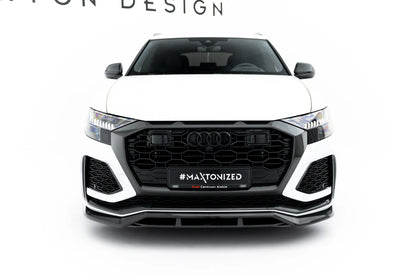 💫ART.9078 Prepreg Carbon Fiber Front Splitter Audi RSQ8 Mk1💫