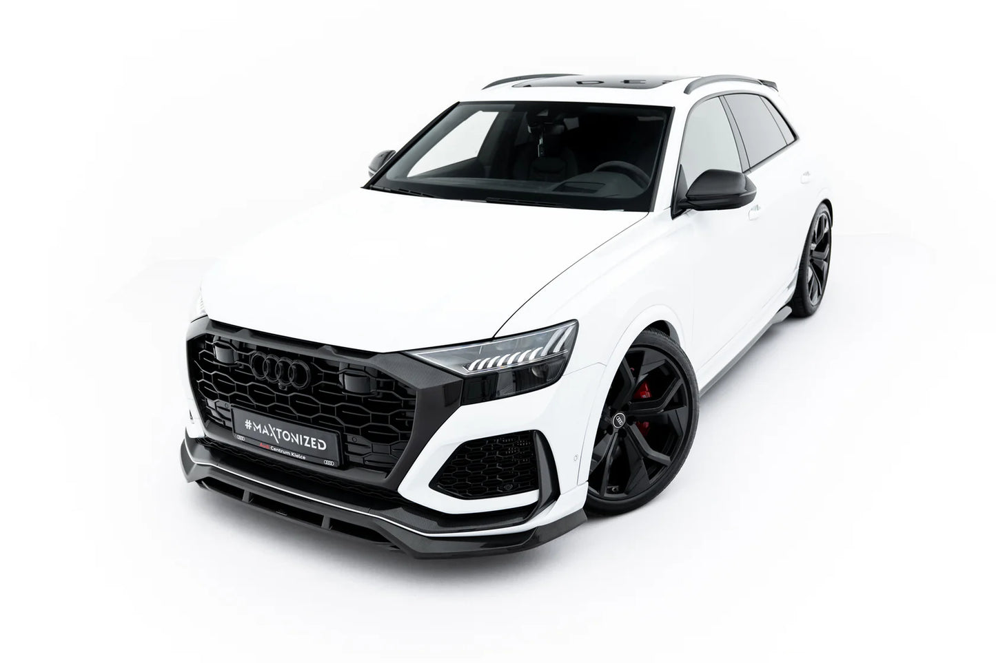 💫ART.9078 Prepreg Carbon Fiber Front Splitter Audi RSQ8 Mk1💫