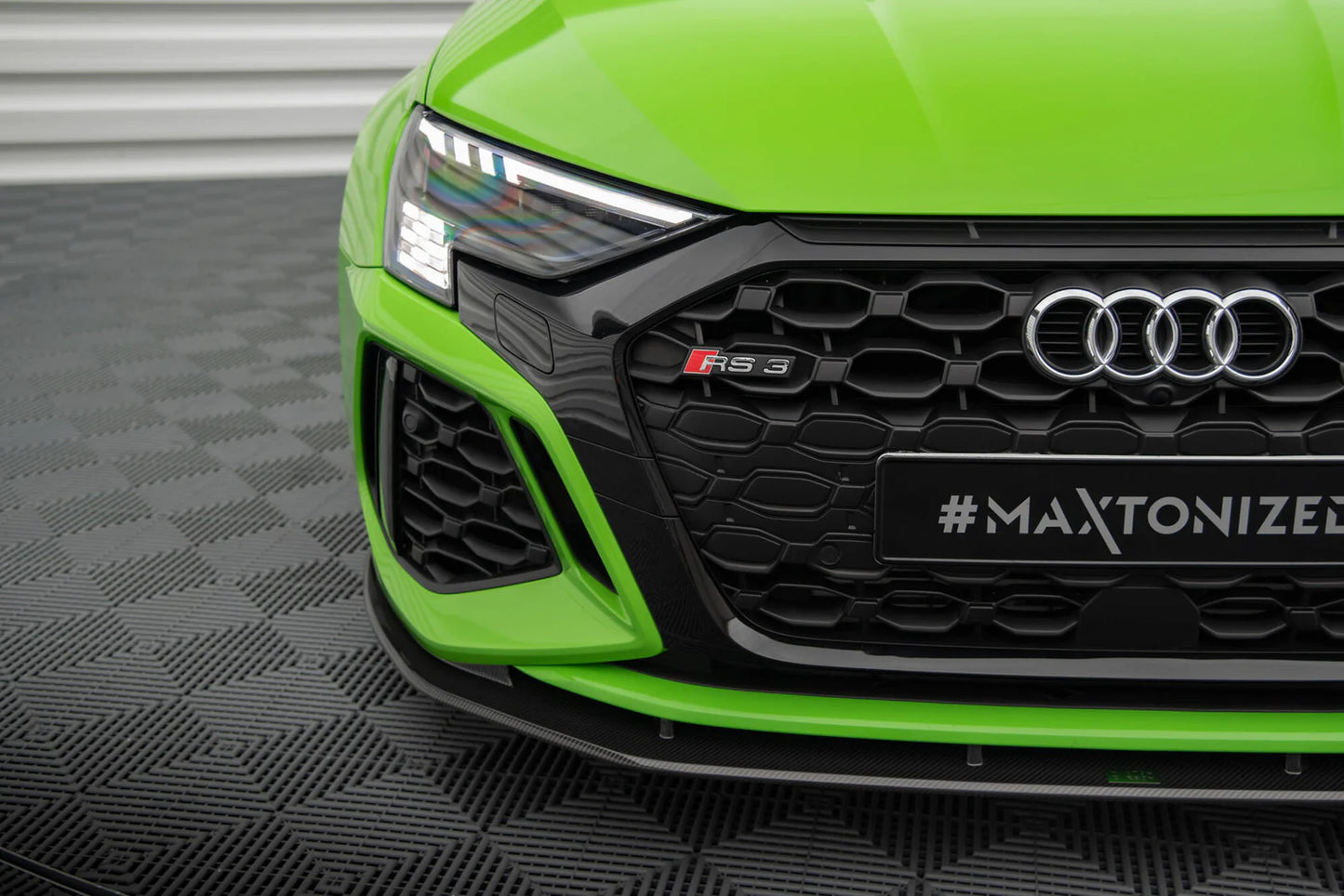 💫ART.9080 Splitter Anteriore in Fibra di Carbonio per Audi RS3 Berlina / Sportback 8Y💫