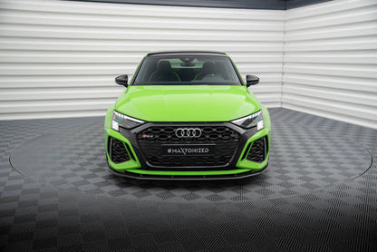 💫ART.9080 Splitter Anteriore in Fibra di Carbonio per Audi RS3 Berlina / Sportback 8Y💫