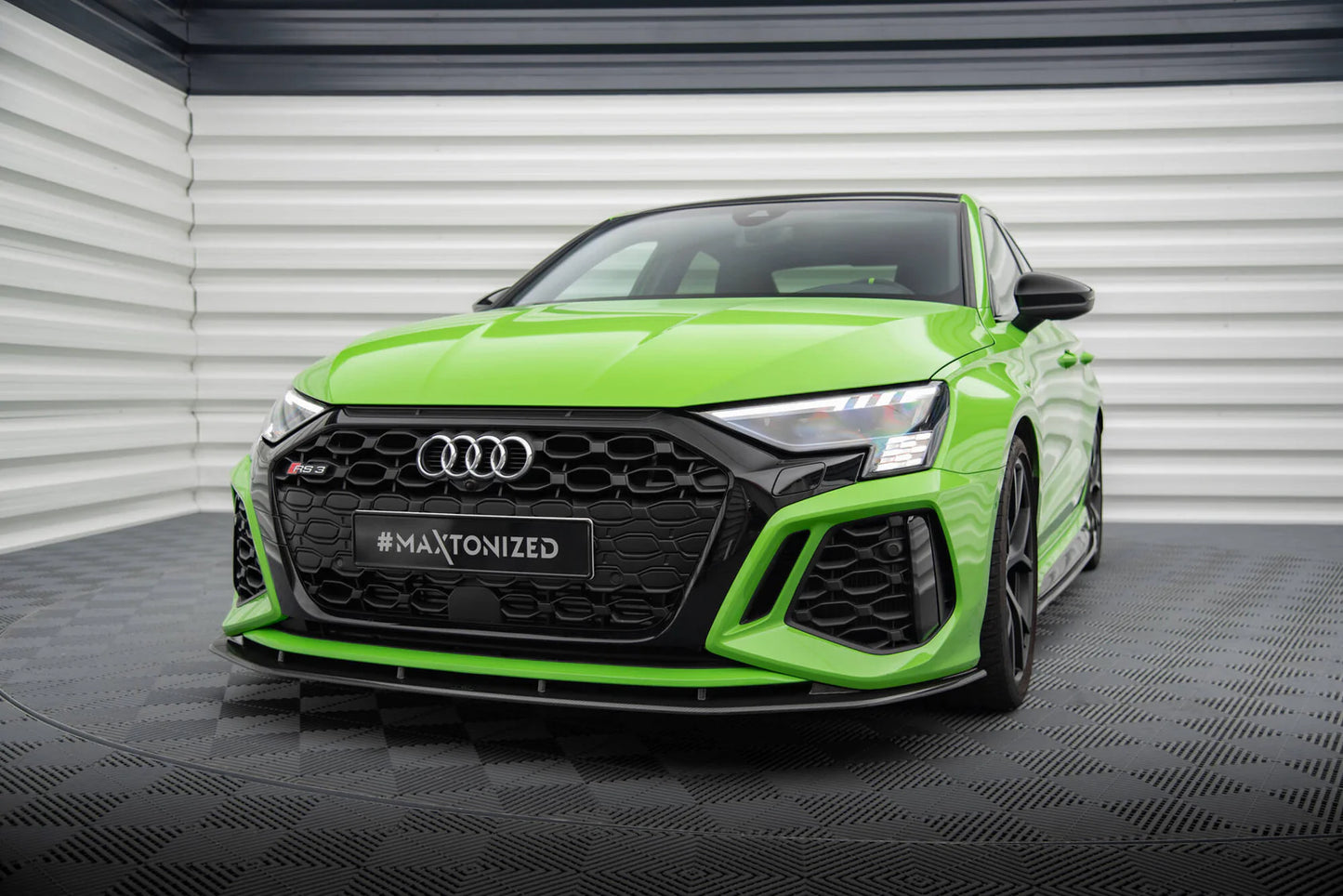 💫ART.9080 Splitter Anteriore in Fibra di Carbonio per Audi RS3 Berlina / Sportback 8Y💫