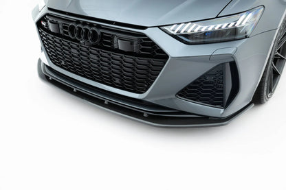 💫ART.9087 Splitter Anteriore in Fibra di Carbonio per Audi RS7 C8 2018-2023💫