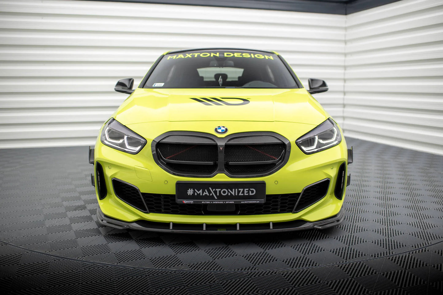 💫ART.9094 Splitter in Fibra di Carbonio per BMW 1 M-Pack / M135i / 128ti F40💫