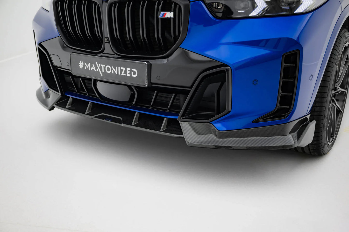 💫ART.9102 Splitter Anteriore in fibra di carbonio per BMW X5 M-Pack G05 restyling💫