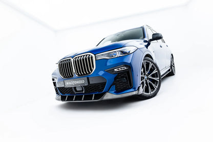 💫ART.9103 Splitter Anteriore in Fibra di Carbonio per BMW X7 M-Pack G07💫