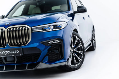 💫ART.9103 Splitter Anteriore in Fibra di Carbonio per BMW X7 M-Pack G07💫