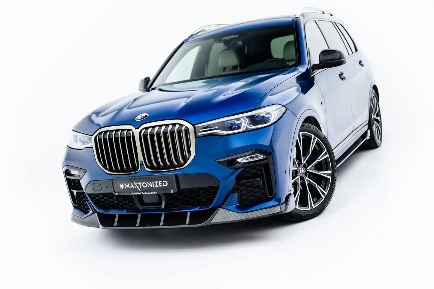 💫ART.9103 Splitter Anteriore in Fibra di Carbonio per BMW X7 M-Pack G07💫