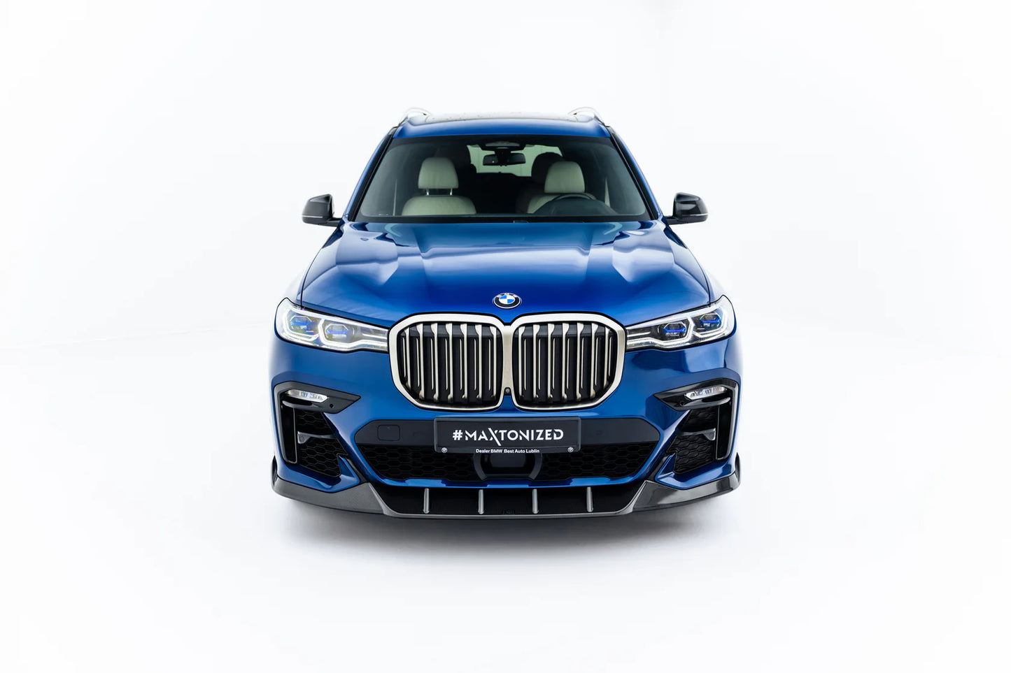 💫ART.9103 Splitter Anteriore in Fibra di Carbonio per BMW X7 M-Pack G07💫