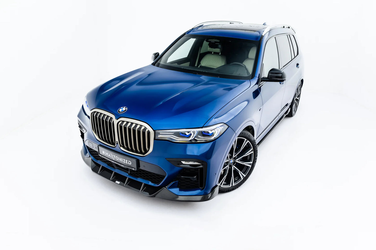 💫ART.9103 Splitter Anteriore in Fibra di Carbonio per BMW X7 M-Pack G07💫
