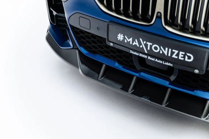 💫ART.9103 Splitter Anteriore in Fibra di Carbonio per BMW X7 M-Pack G07💫