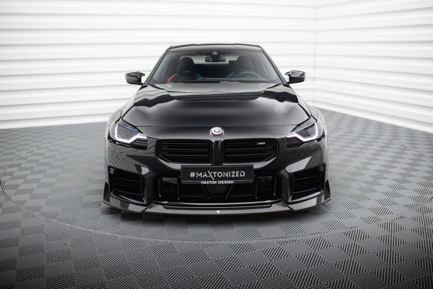 💫ART.9113 Splitter Anteriore V.1 in Fibra di Carbonio per BMW M2 G87 2023💫
