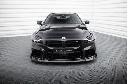 💫ART.9113 Splitter Anteriore V.1 in Fibra di Carbonio per BMW M2 G87 2023💫