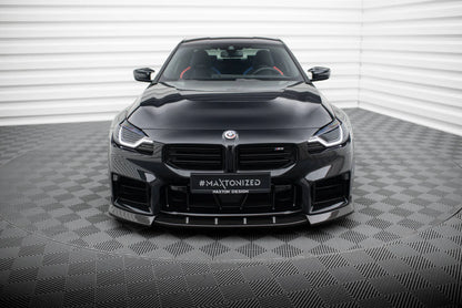 💫ART.9119 Splitter Anteriore in Fibra di Carbonio V.2 per BMW M2 G87 2023💫
