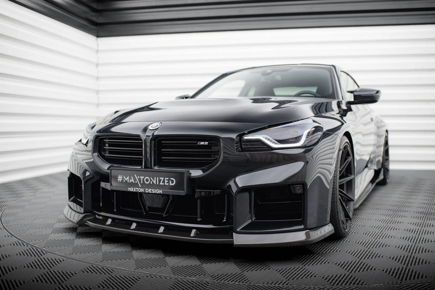 💫ART.9119 Splitter Anteriore in Fibra di Carbonio V.2 per BMW M2 G87 2023💫