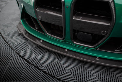 💫ART.9127 Splitter Anteriore in Fibra di Carbonio V.2 per BMW M3 G80 / G81💫