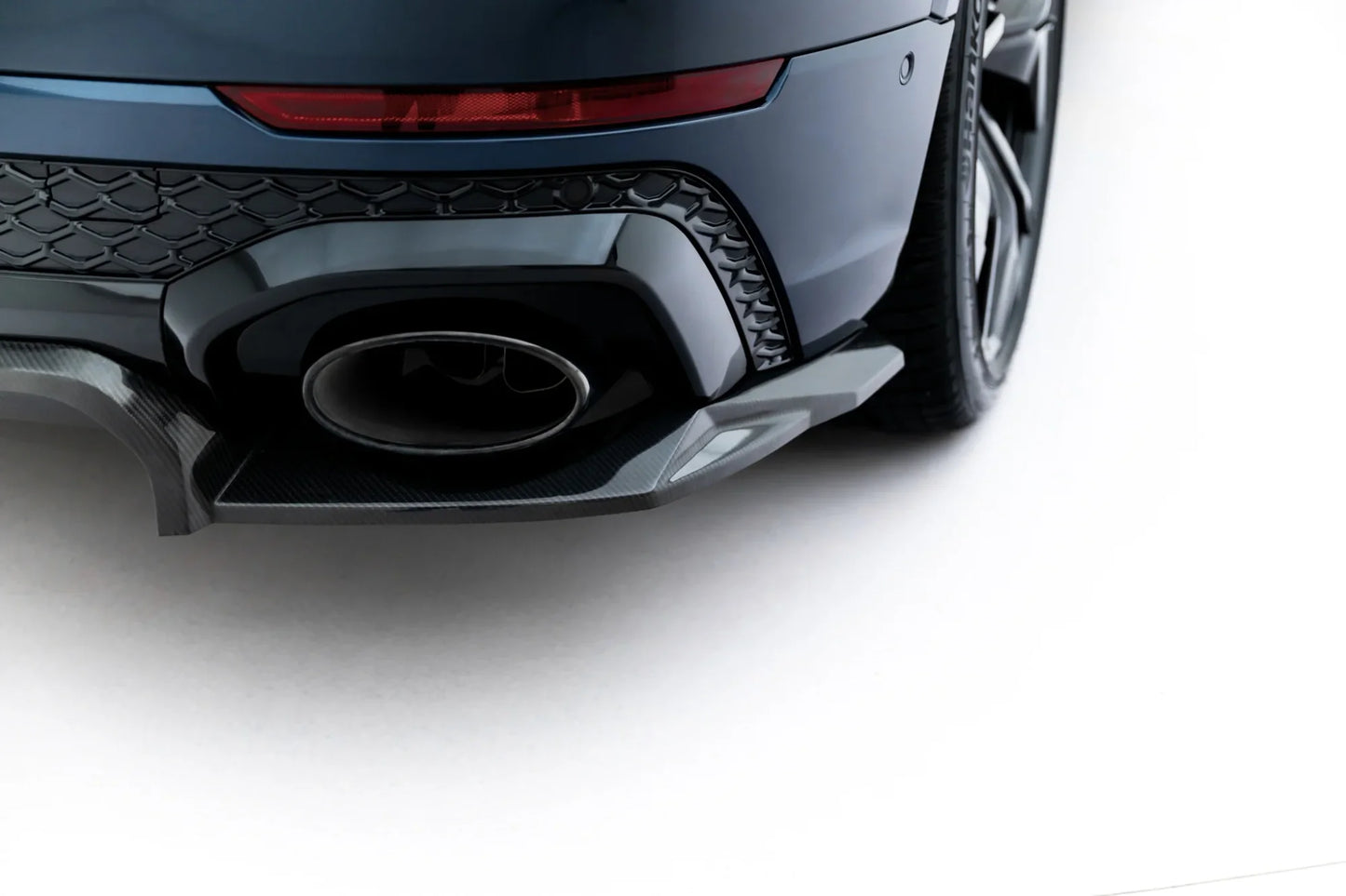 🔥ART.9148 SPLITTER POSTERIORE IN FIBRA DI CARBONIO PER AUDI RSQ8 Mk1 FACELIFT🔥
