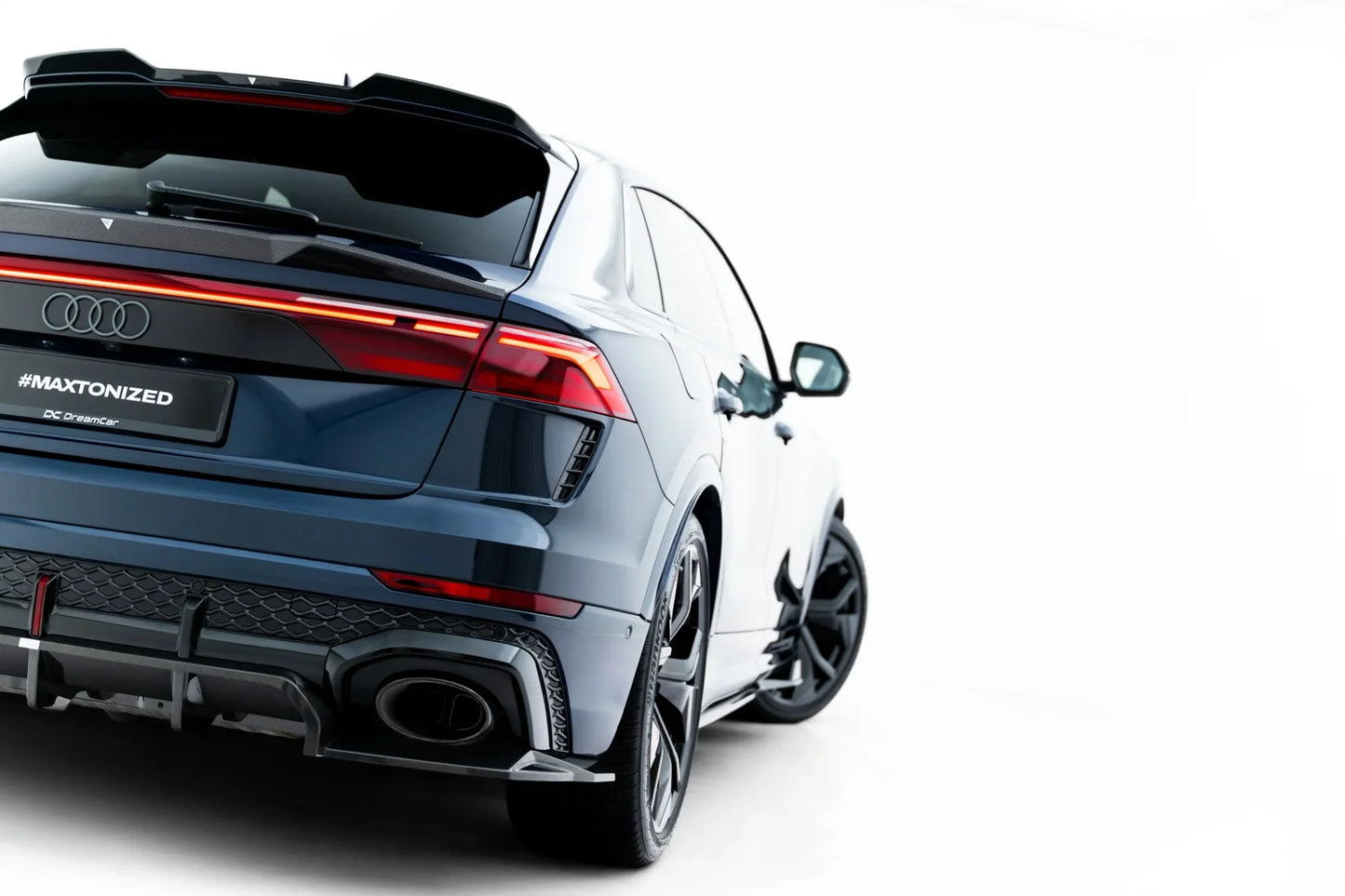 🔥ART.9148 SPLITTER POSTERIORE IN FIBRA DI CARBONIO PER AUDI RSQ8 Mk1 FACELIFT🔥