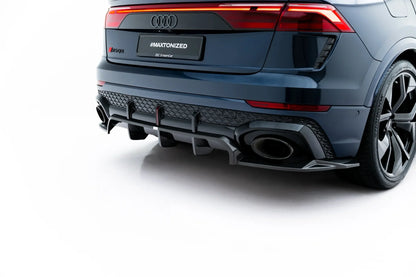 🔥ART.9148 SPLITTER POSTERIORE IN FIBRA DI CARBONIO PER AUDI RSQ8 Mk1 FACELIFT🔥