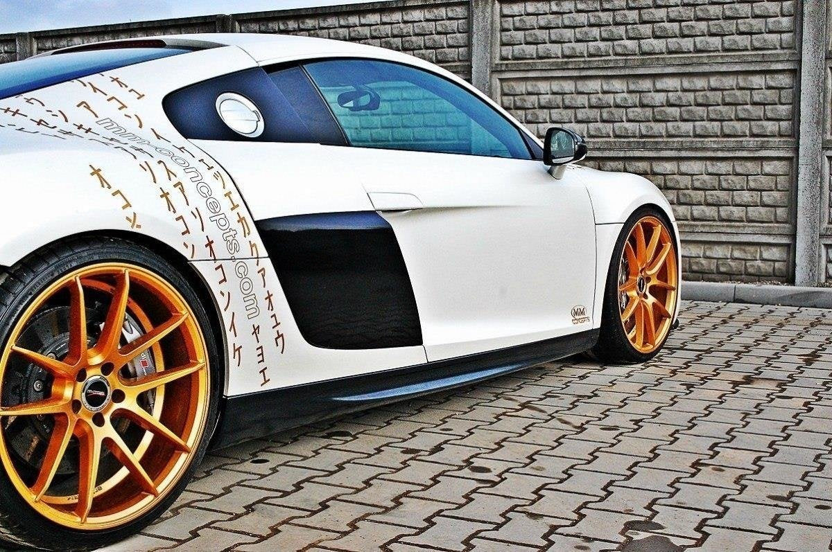 🔥ART.9345 MINIGONNE LATERALI ADATTO PER AUDI R8 Mk1🔥