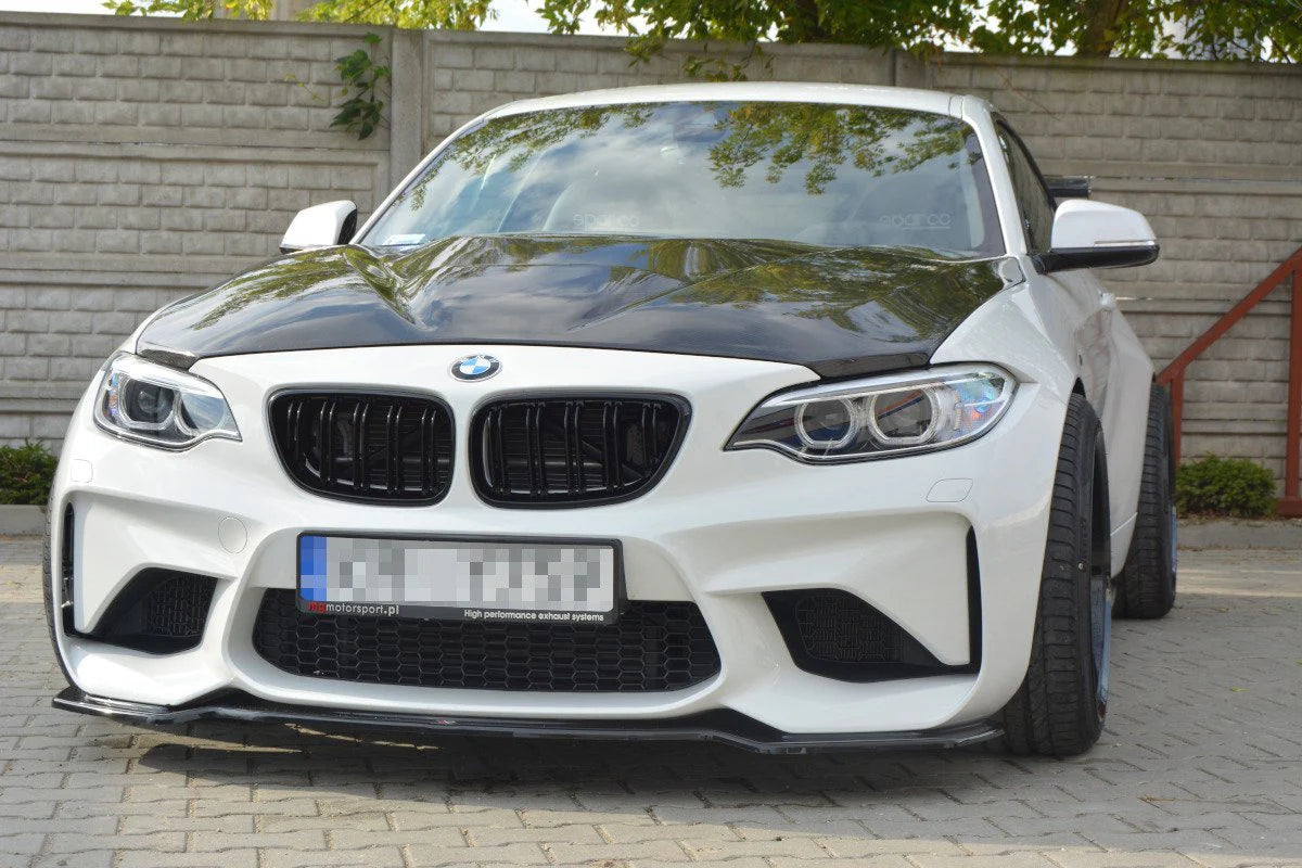 💫ART.9138 Splitter Anteriore Nero Lucido per BMW M2 (F87) COUPÉ 2016-2020💫
