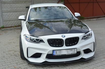 💫ART.9138 Splitter Anteriore Nero Lucido per BMW M2 (F87) COUPÉ 2016-2020💫