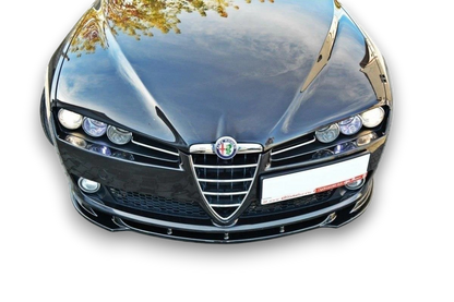 💫ART.9339 SPLITTER ANTERIORE v.1 (NERO LUCIDO) PER ALFA ROMEO 159💫
