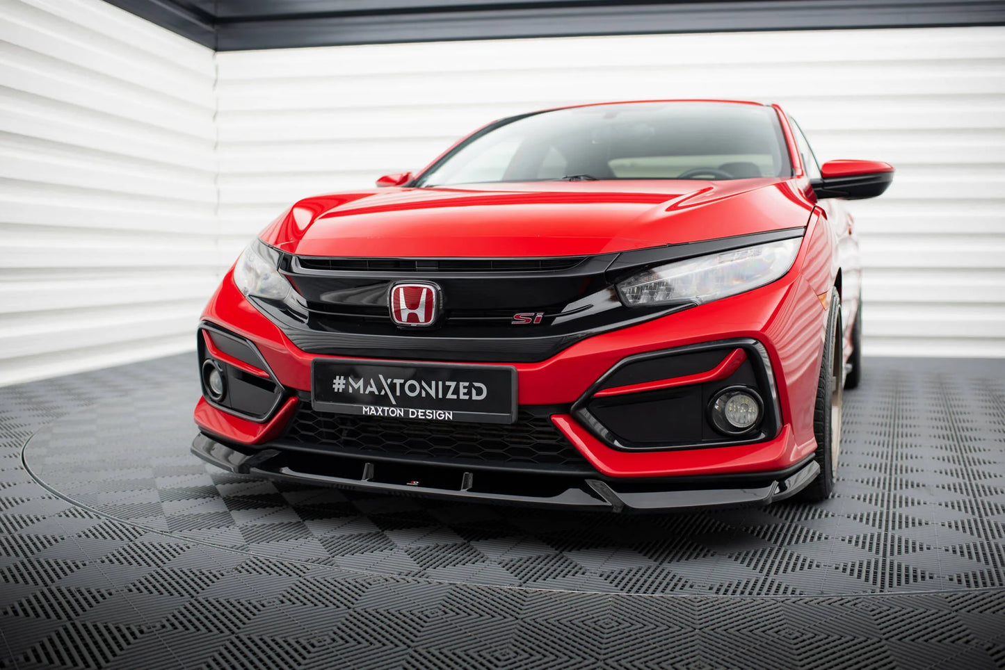 🔥ART.9340 SPLITTER ANTERIORE ADATTO PER HONDA CIVIC SI Mk10🔥
