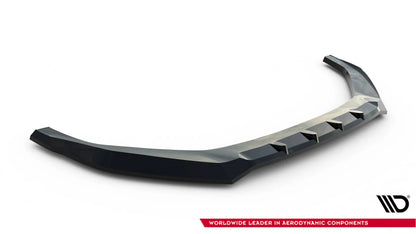 💫ART.9310 Splitter Anteriore Nero Lucido V.2 per Audi A5 F5 Facelift💫