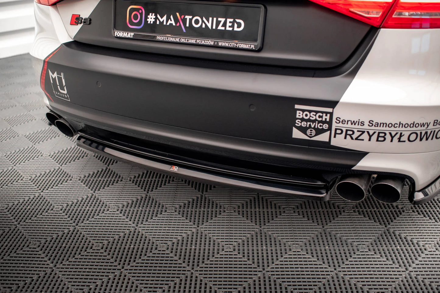 🔥ART.9372 SPLITTER POSTERIORE ADATTO PER AUDI S8 D4🔥