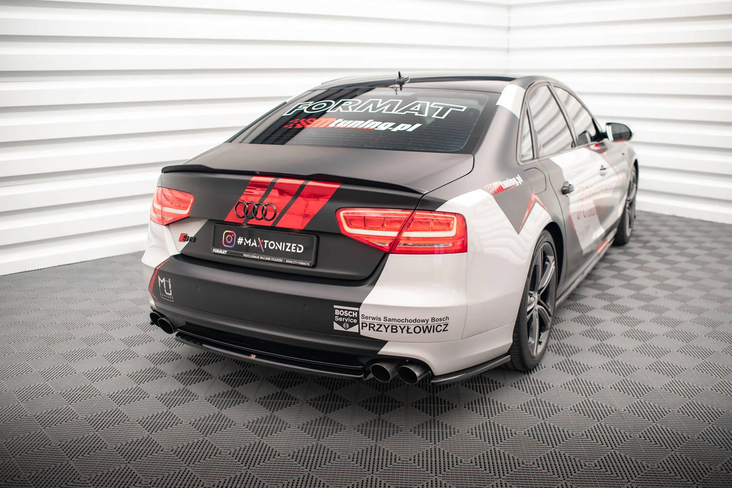 🔥ART.9372 SPLITTER POSTERIORE ADATTO PER AUDI S8 D4🔥