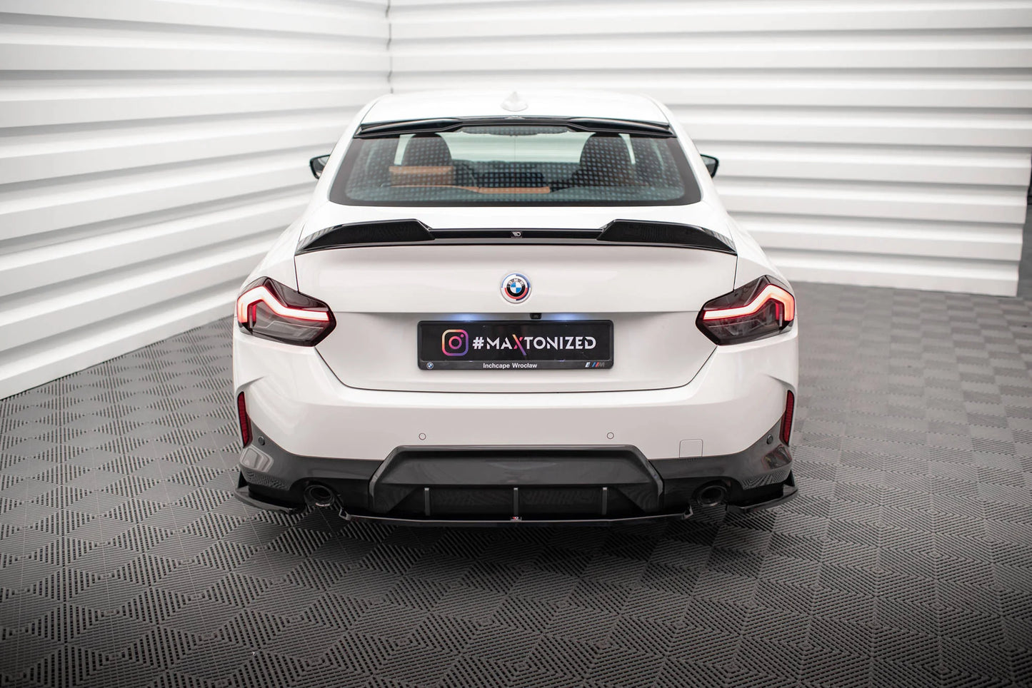 🔥ART.9264 SPLITTER POSTERIORE ADATTO PER BMW SERIE 2 COUPE M-PACK G42🔥