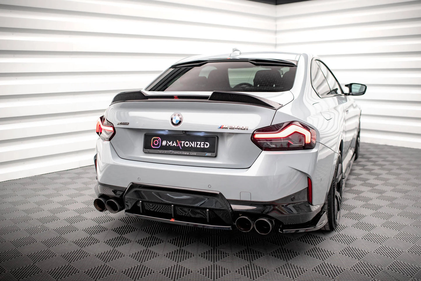 🔥ART.9262 SPLITTER POSTERIORE ADATTO PER BMW SERIE 2 COUPE M240i G42🔥