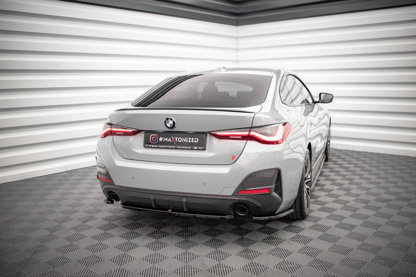 🔥ART.9423 SPLITTER POSTERIORE PER BMW SERIE 4 GRAN COUPE M-PACK G26🔥