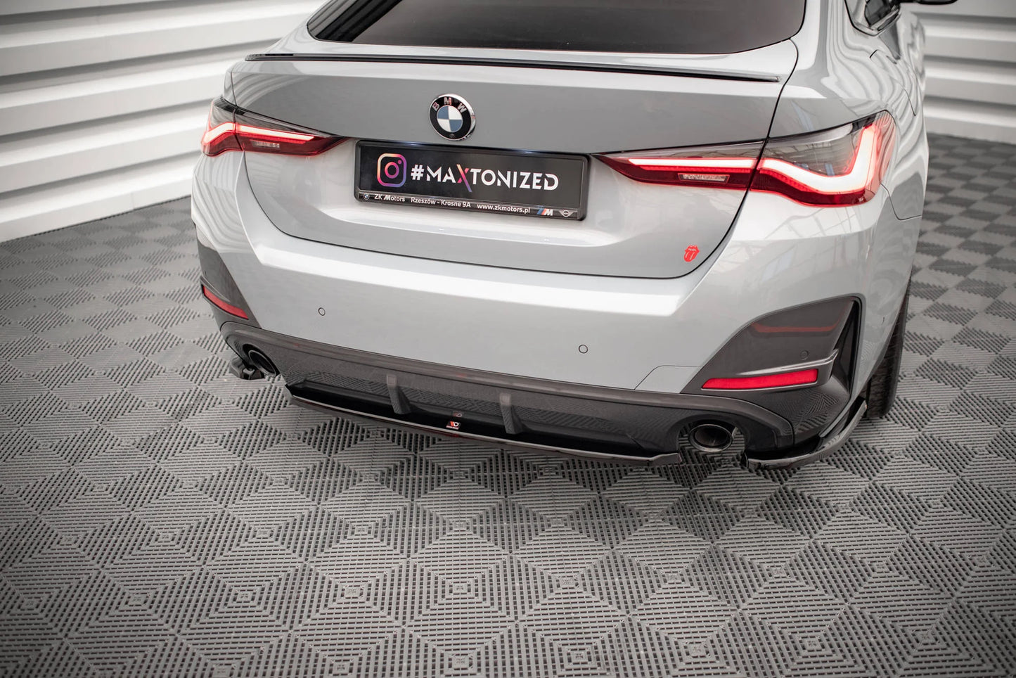 🔥ART.9423 SPLITTER POSTERIORE PER BMW SERIE 4 GRAN COUPE M-PACK G26🔥