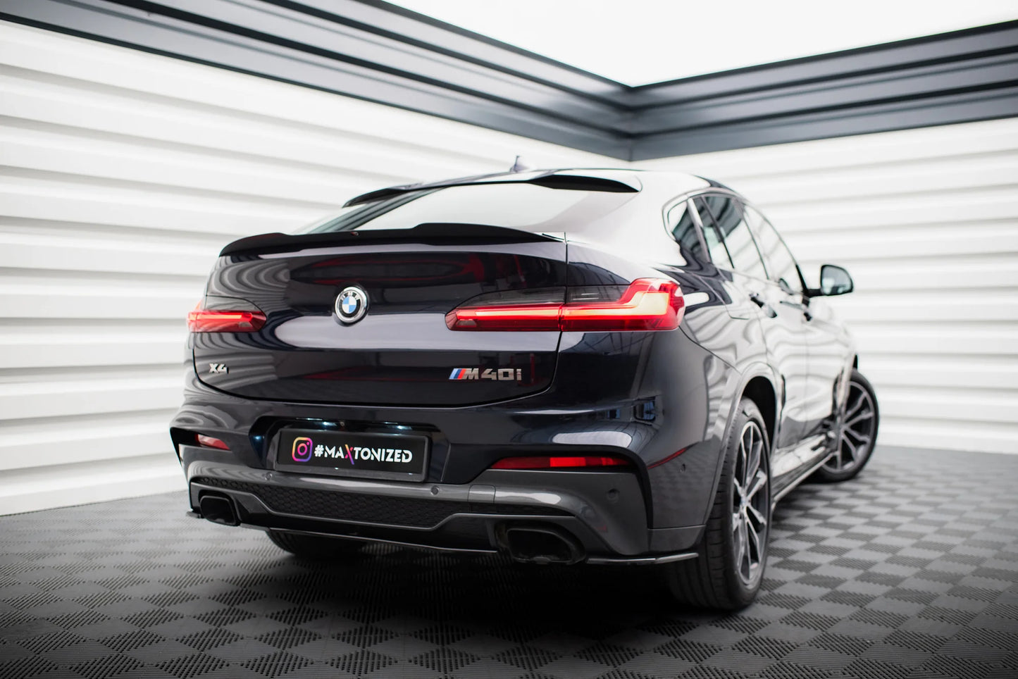 🔥ART.9183 SPLITTER POSTERIORE ADATTO PER BMW X4 M40i G02🔥