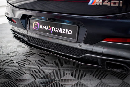 🔥ART.9183 SPLITTER POSTERIORE ADATTO PER BMW X4 M40i G02🔥